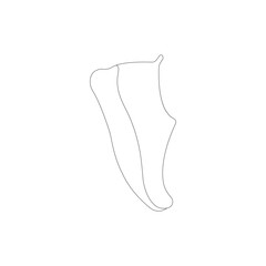 Obraz premium shoes icon illustration vector