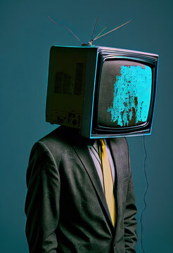 Man tv head