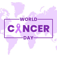 World Cancer Day concept. 4th February.