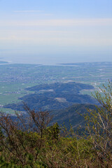 天山からみた景色「佐賀県」