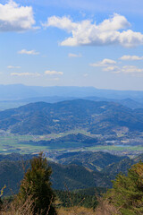 天山からみた景色「佐賀県」