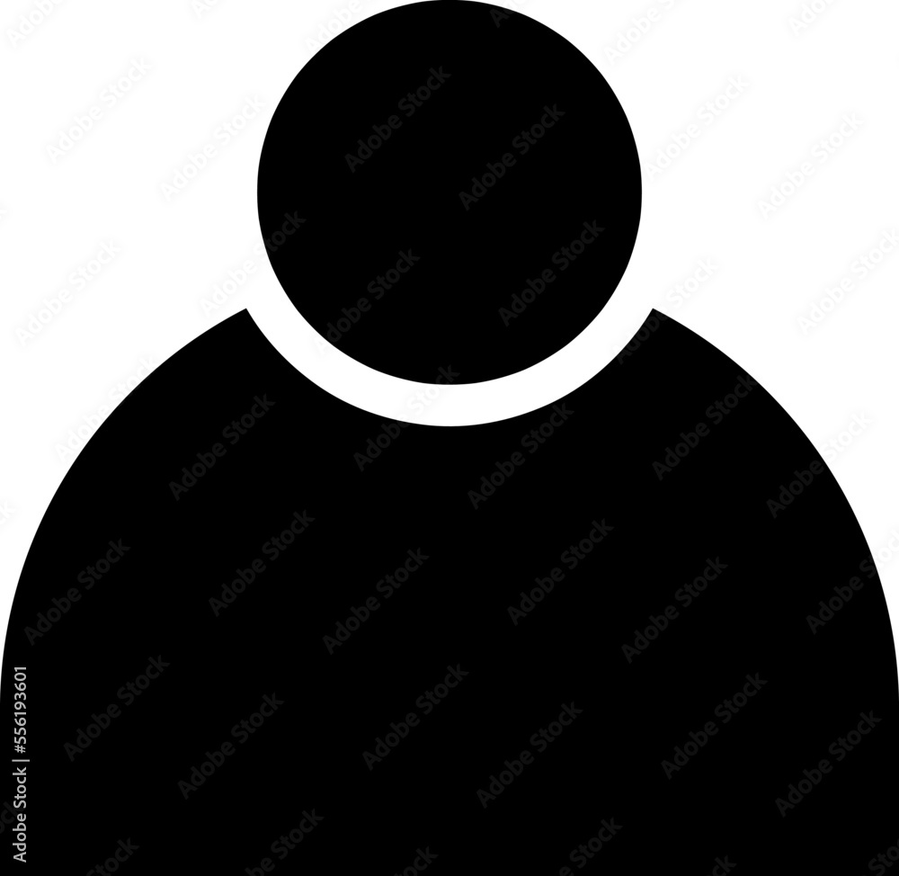 Poster profile icon vector design template on white background..eps