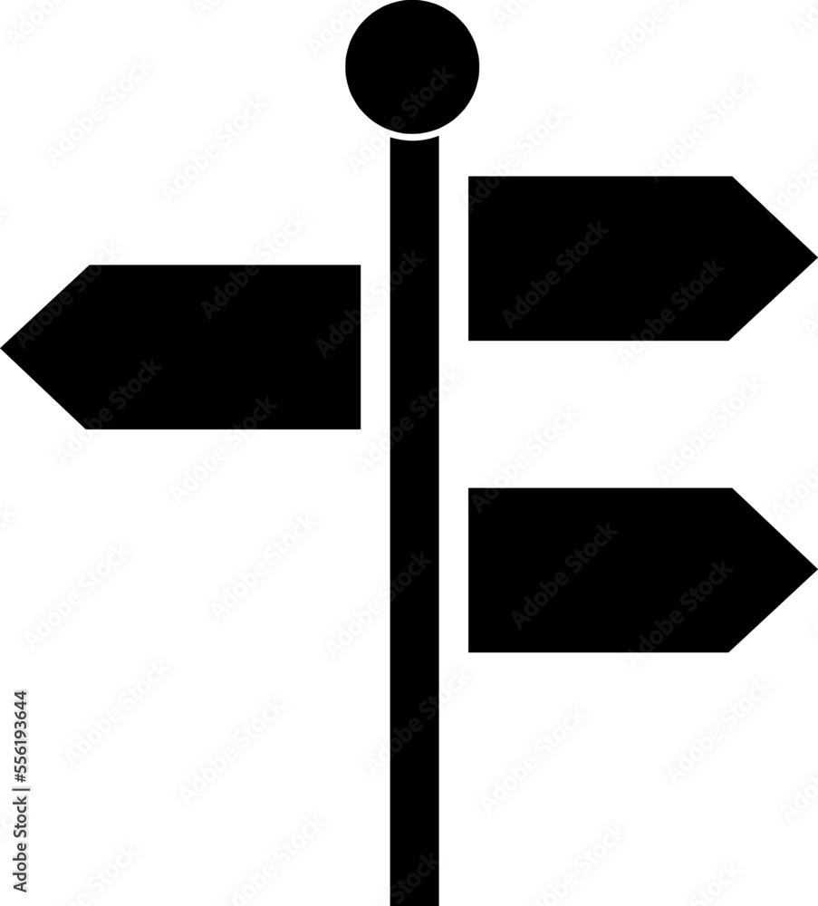 Poster signpost icon vector design template vector illustration on white background..eps