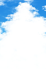 背景素材_青空と雲