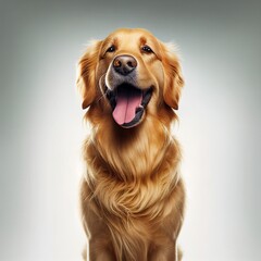 Dog Golden retriever, generative ai