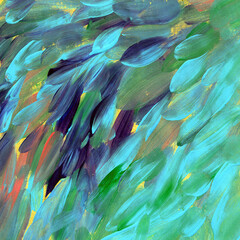 Obraz premium Hand drawn acrylic texture