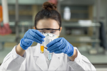 Female scientist in the laboratory