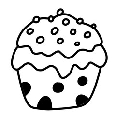 Doodle Pie Vector