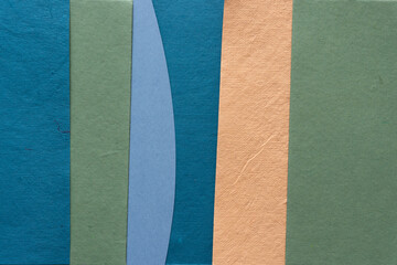 Fototapeta premium rough and textured paper shapes background