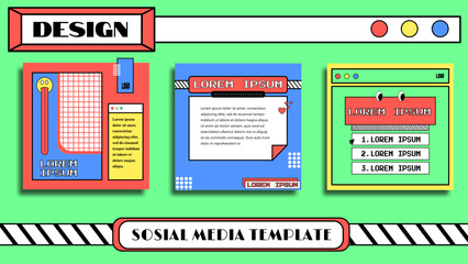 Social Media Template, Social Media Post, Template Instagram, Feed Instagram