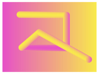 Gradient abstract vector background design.