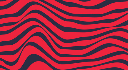 Abstract red and blue line pattern background