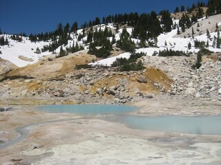 Hydrothermal Pool at Lassen Volcanic National Park
