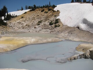 Large Water Feature at Hydrothermal Area in California