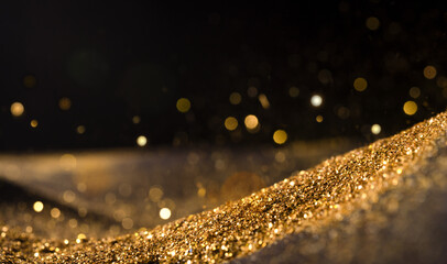Naklejka premium Bokeh Abstract Background with Glitter Lights. Blurred Soft vintage coloredBokeh Abstract Background with Glitter Lights. Blurred Soft vintage colored