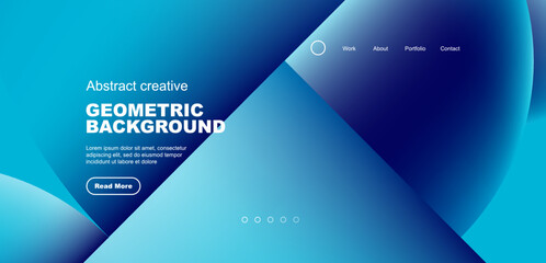 Obraz premium Circles, round shapes and lines with fluid gradients abstract background. Vector illustration for wallpaper, banner, background, leaflet, catalog, cover, flyer