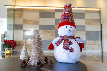 Christmas decoration snow man