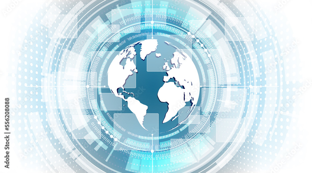 Poster abstract background image concept world of high tech technology