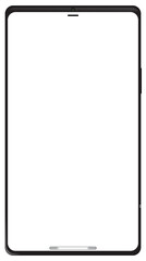 Realistic mobile new design mokeup 2023. Smartphone
luxury design with transparent screen. Phone mokeup 