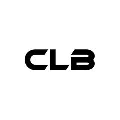 CLB letter logo design with white background in illustrator, vector logo modern alphabet font overlap style. calligraphy designs for logo, Poster, Invitation, etc.
