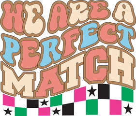 Retro Valentine’s Day Sublimation Design