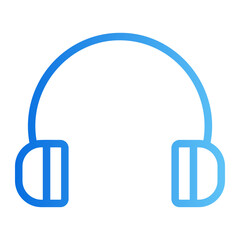 headphones gradient icon