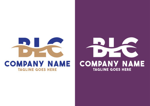 Letter BLC logo design template, BLC logo