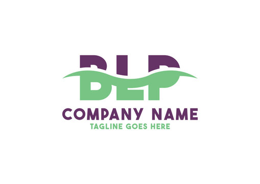Letter BLP logo design template, BLP logo