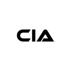 CIA letter logo design with white background in illustrator, vector logo modern alphabet font overlap style. calligraphy designs for logo, Poster, Invitation, etc. - obrazy, fototapety, plakaty