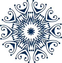 Ethnic mandala decoration pattern 