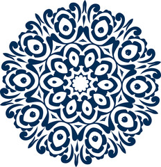 Ethnic mandala decoration pattern 