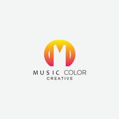 music color icon design symbol colorful