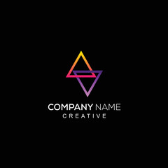 company name icon symbol logo gradient color