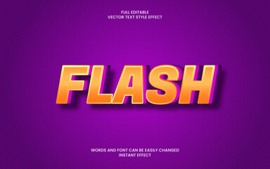 Flash Text Effect