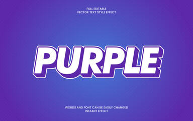 Purple Text Effect
