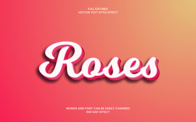 Roses Text Effect
