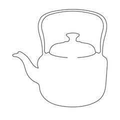 teapot icon vector