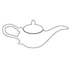 teapot icon vector