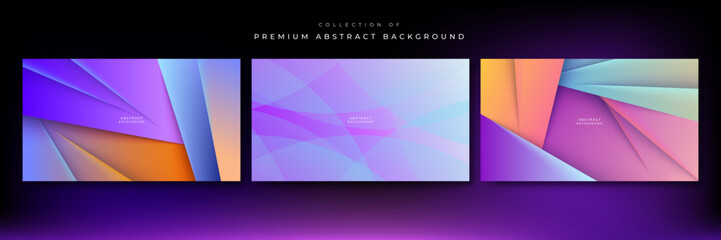 Abstract colorful composition background