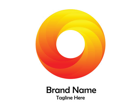 abstract 3d logo