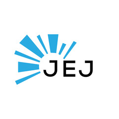 JEJ letter logo. JEJ blue image on white background and black letter. JEJ technology  Monogram logo design for entrepreneur and business. JEJ best icon.
 - obrazy, fototapety, plakaty