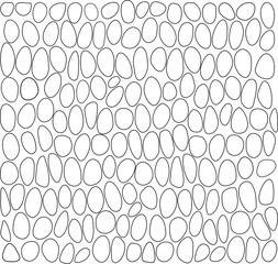 seamless background with circles and ovals wall