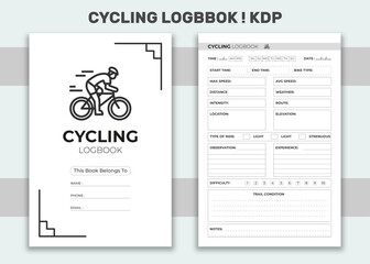 Cycling log book ! KDP Interior