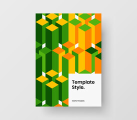 Fototapeta na wymiar Minimalistic front page A4 vector design concept. Simple geometric shapes presentation template.