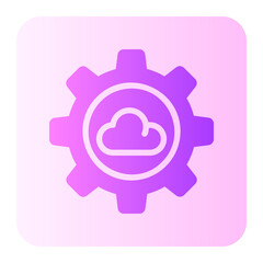 cogwheel gradient icon