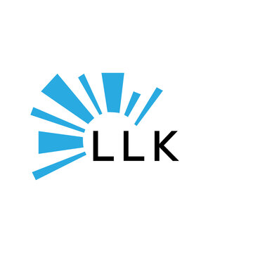 LLK letter logo. LLK blue image on white background and black letter. LLK technology  Monogram logo design for entrepreneur and business. LLK best icon.

