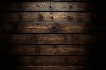 Black Wooden Background With natural Black Planks Generative AI