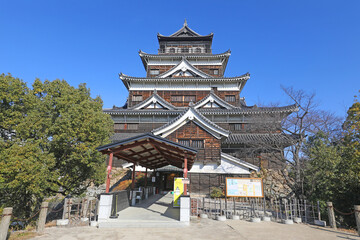 Obraz premium 広島城 天守閣