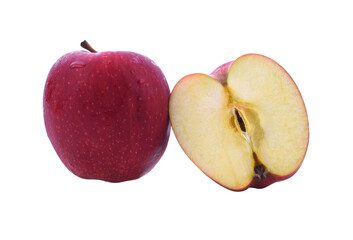 red apples over transparent png