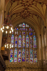 Stained glass window, Chapel, Winchester College - 556242234